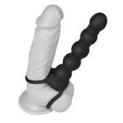 Çift Halkalı Titreşimli 14 cm Anal Plug
