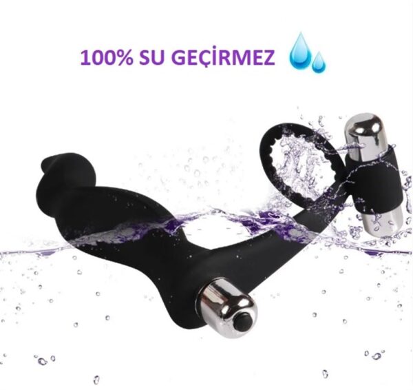 Çift Motor Prostat Uyarıcı v Penis Halkası - Görsel 3