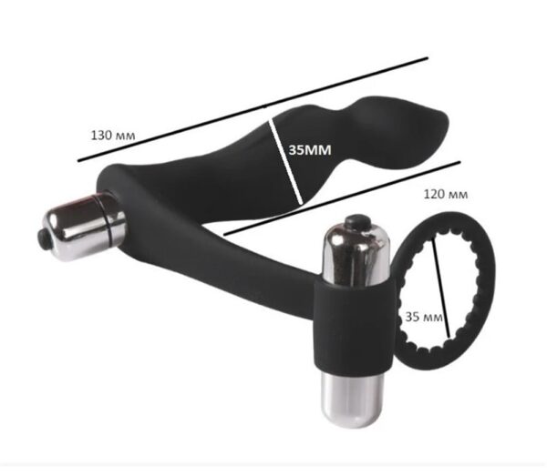 Çift Motor Prostat Uyarıcı v Penis Halkası - Görsel 4