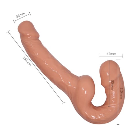 Çift Taraflı Lezbiyen Penis Strapless - Görsel 3