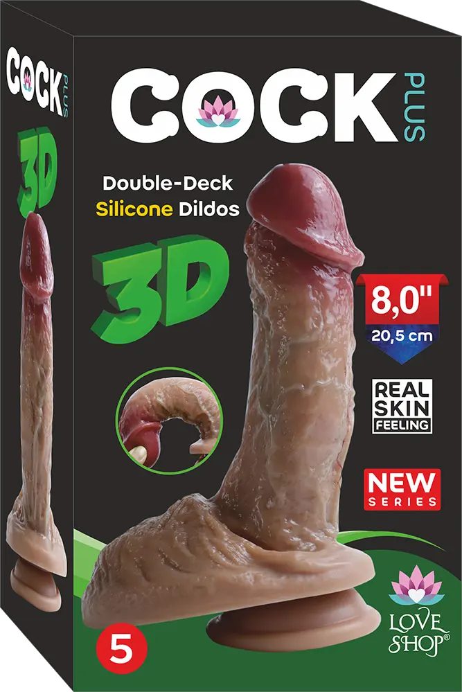 Ultra gerçekci dildo 21 cm - Görsel 4