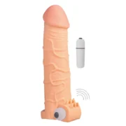 Damarlı titreşimli penis kılıfı 17 cm