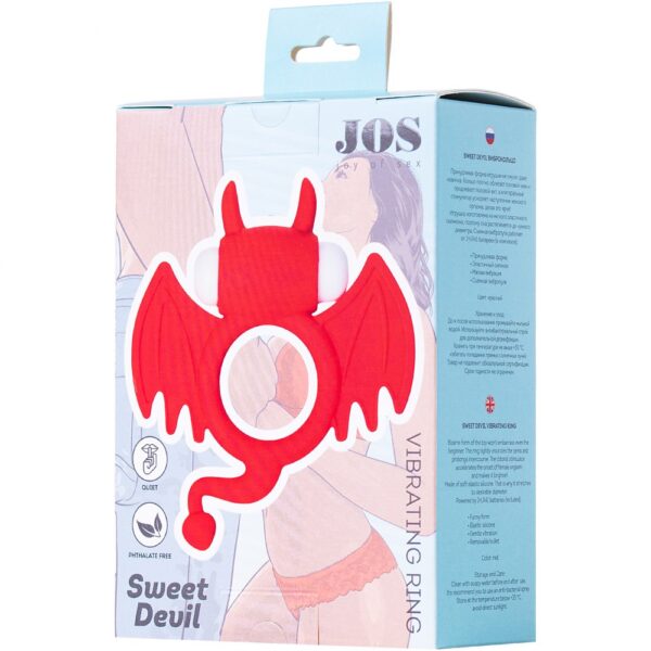 Jos Sweet Devil Titreşimli Penis Halkası - Görsel 4