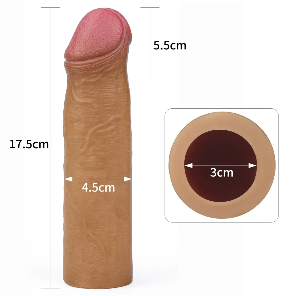 Et dokulu ultra gerçekci penis kılıfı - Görsel 4