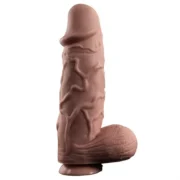 Extra kalın dildo melez