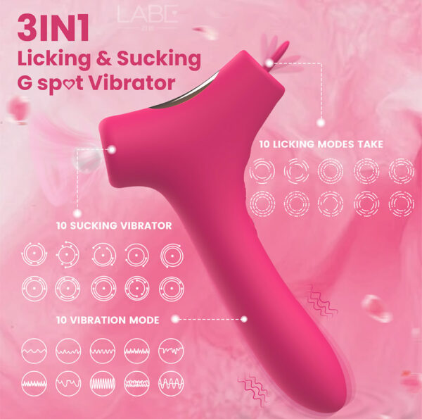 Fonksiyonel Vibratör Yalama, Emme, G noktası, MY-250 - Görsel 2