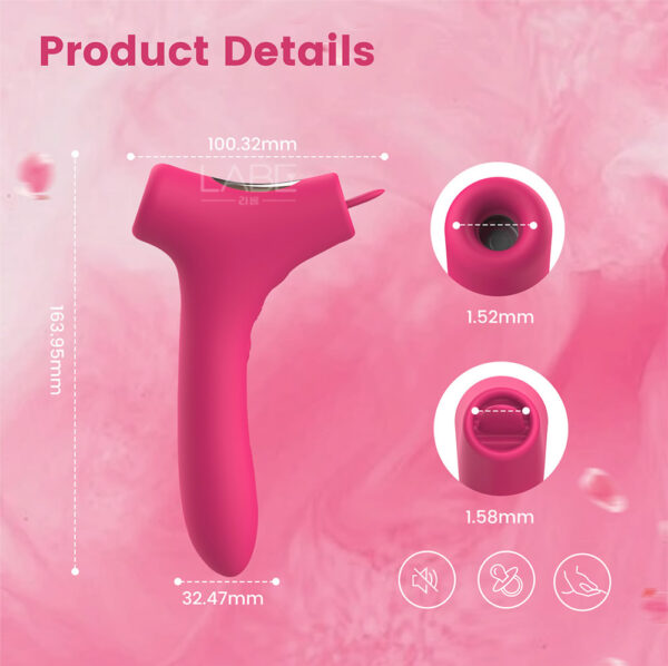 Fonksiyonel Vibratör Yalama, Emme, G noktası, MY-250 - Görsel 3