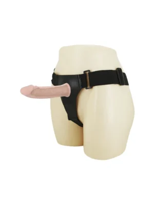 İçi Boş 15.5 cm Titreşimli Belden Bağlamalı Strapon