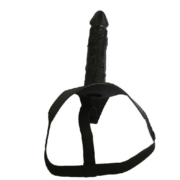 İçi Boş Siyah Belden Bağlamalı Penis