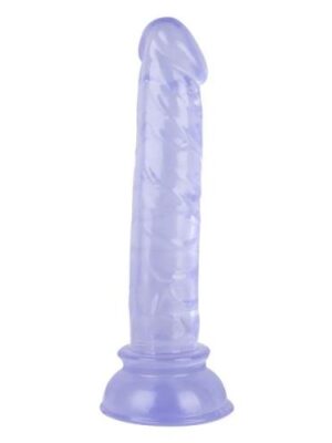13 cm Vantuzlu Lila Anal Dildo