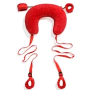 Kırmızı yastıklı kelepçe seti