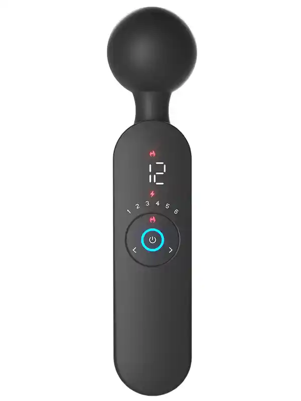 LCD Ekranlı Isıtmalı Titreşimli Vibratör - Görsel 3
