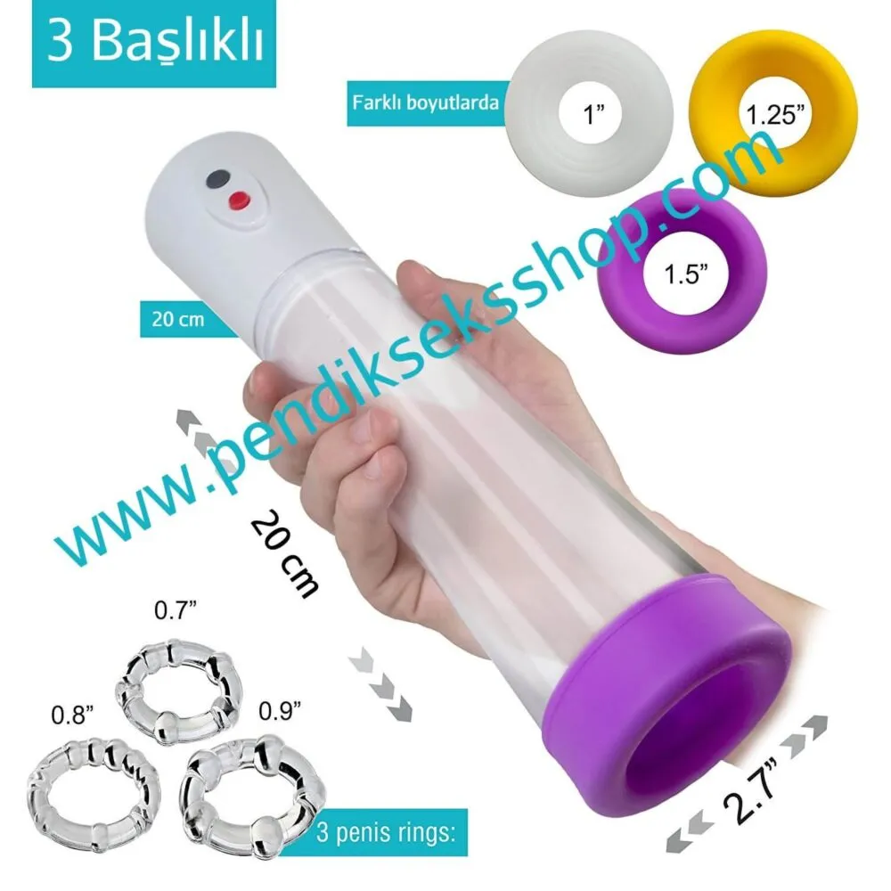 Şarjlı medikal penis pompası - Görsel 3