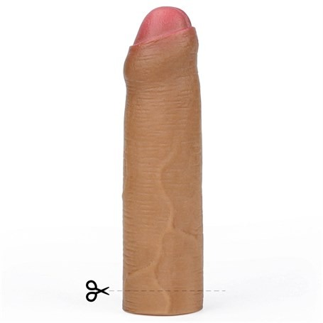Premium Silikon Sünnetsiz Melez Penis Kılıfı - Görsel 4