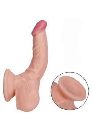 16.5cm Eğik ten Realistik Dildo