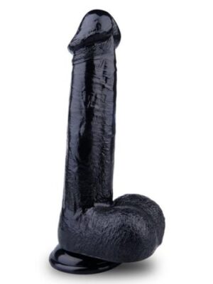 24cm Zenci Damarlı Dildo