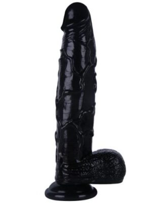 30cm Zenci Damarlı Dildo