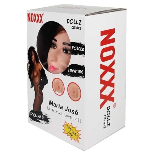 Maria Jose Dolgu Kafalı Realistik Vajina Anüslü Şişme Kadın - Görsel 2