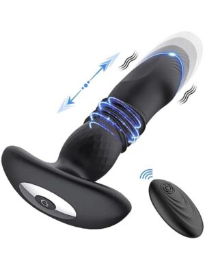 İleri Geri Hareketli Kumandalı Anal Plug