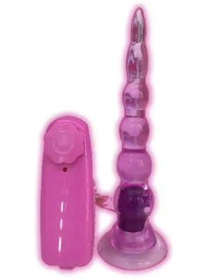 Titreşimli Pembe Anal Plug