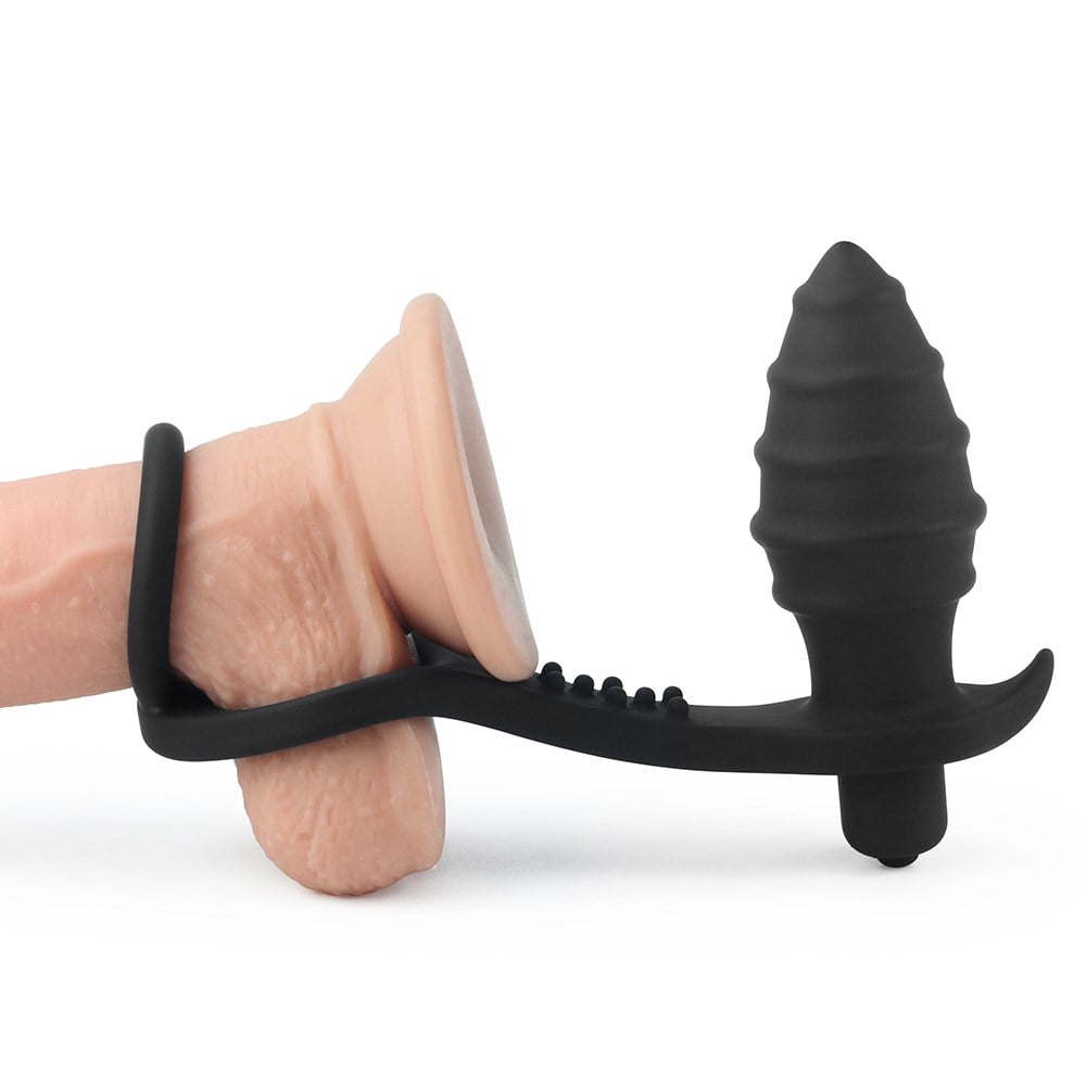 Penis ve Testis Halkalı Anal plug - Görsel 4