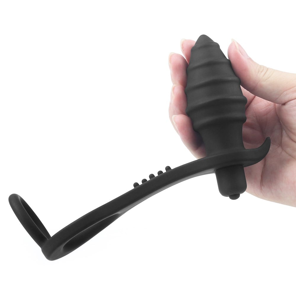 Penis ve Testis Halkalı Anal plug - Görsel 5