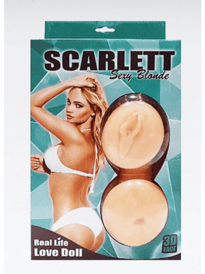 Scarlett gerçekçi sarışın şişme bebek