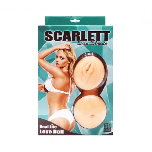 Scarlett gerçekçi sarışın şişme bebek - Görsel 2