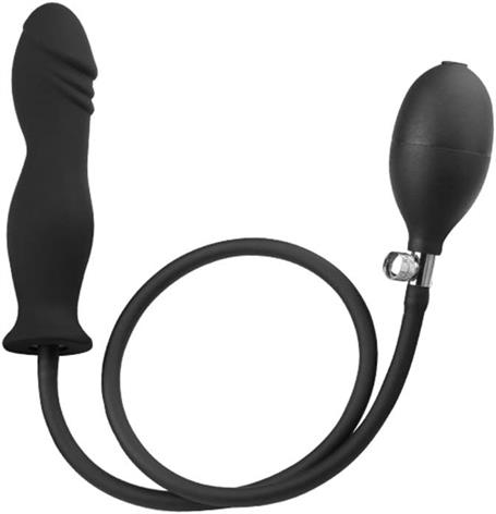 12 Cm Şişirilebilir Boğumlu Anal Plug Pompalı