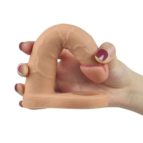 Soft Double Anal Dildo Penis 16cm - Görsel 2