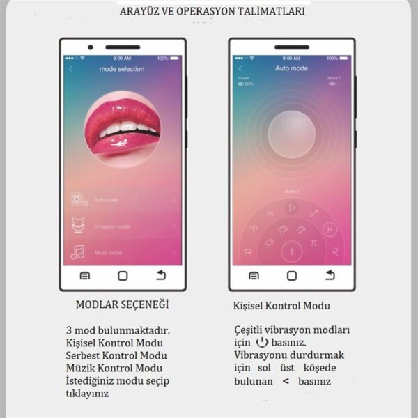 Telefon Uygulamalı Kilot Vibratörü - Görsel 3