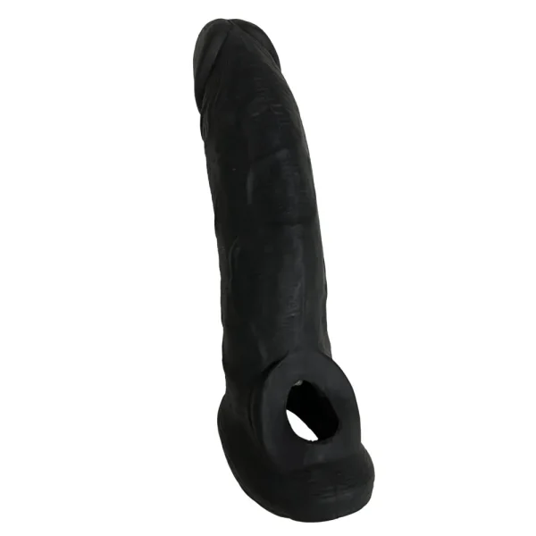 Testis kavramalı Siyah penis kılıfı