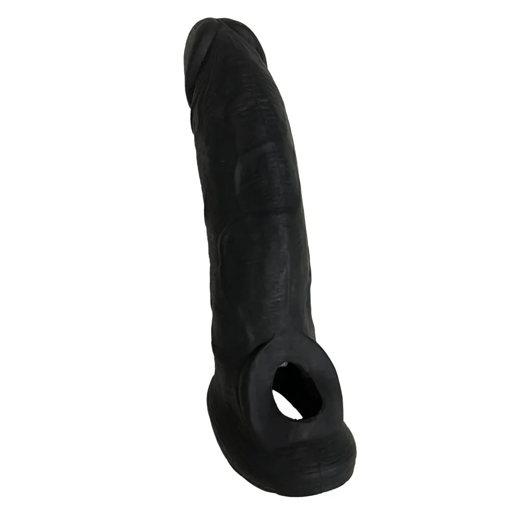Testis kavramalı Siyah penis kılıfı