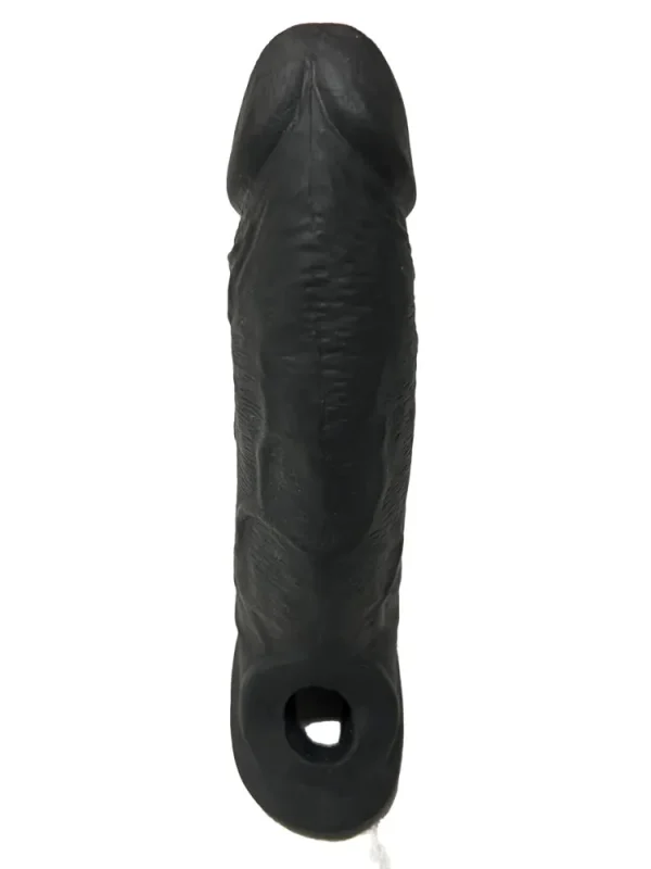 Testis kavramalı Siyah penis kılıfı - Görsel 2