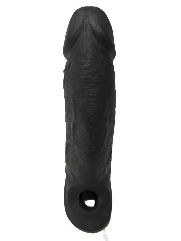 Testis kavramalı Siyah penis kılıfı - Görsel 2