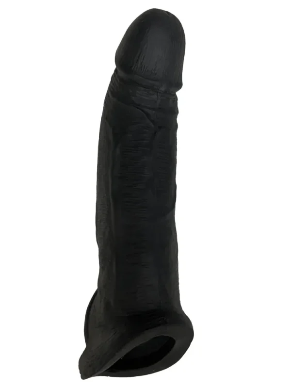 Testis kavramalı Siyah penis kılıfı - Görsel 5