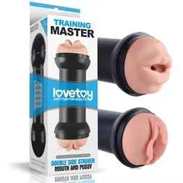 Çift taraflı oral vajina mastürbatör