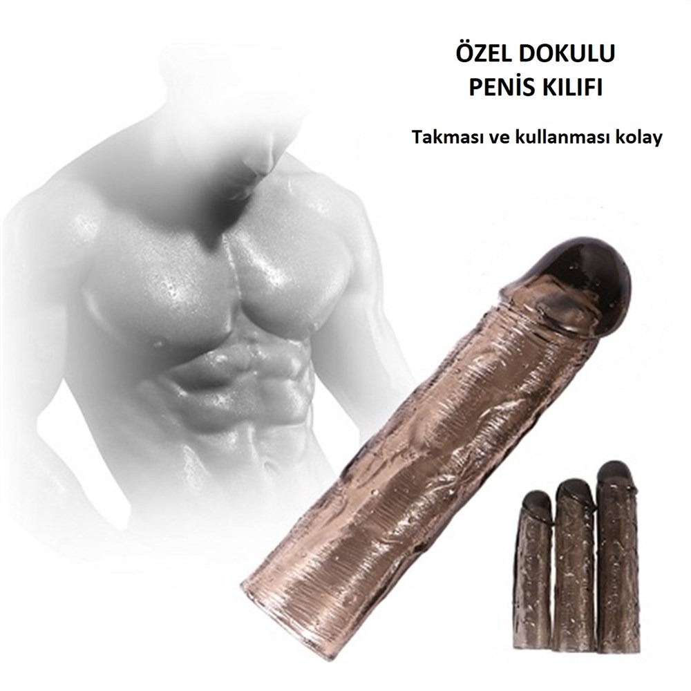 Şeffaf uzatmalı 3'lü penis kılıfı - Görsel 2