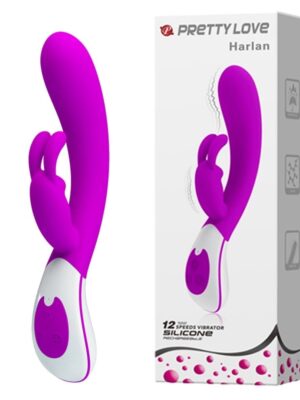 Pertty Love Harlan 12 Fonksiyonlu Klitoris Uyarıcılı Tavşan Vibratör