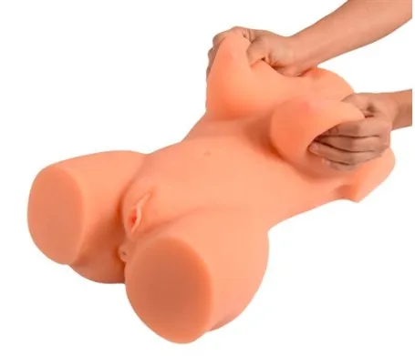 Yarım vücut tam realistik mastürbatör
